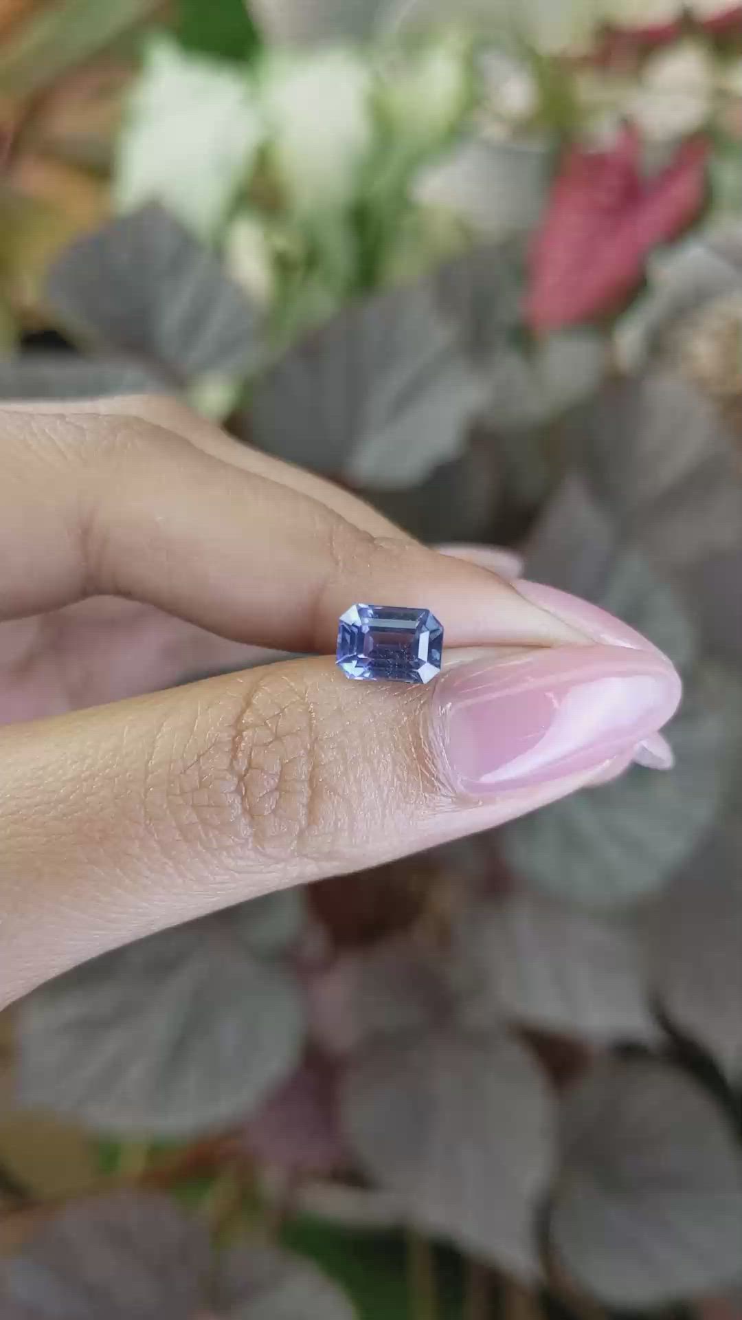 1.95 Ct. Blue Spinel from Ceylon (Sri Lanka) Size Video