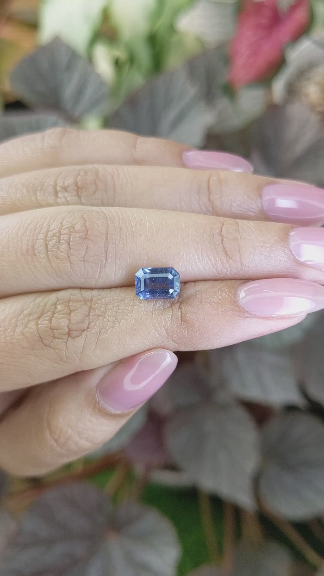 1.95 Ct. Blue Spinel from Ceylon (Sri Lanka) Size Video