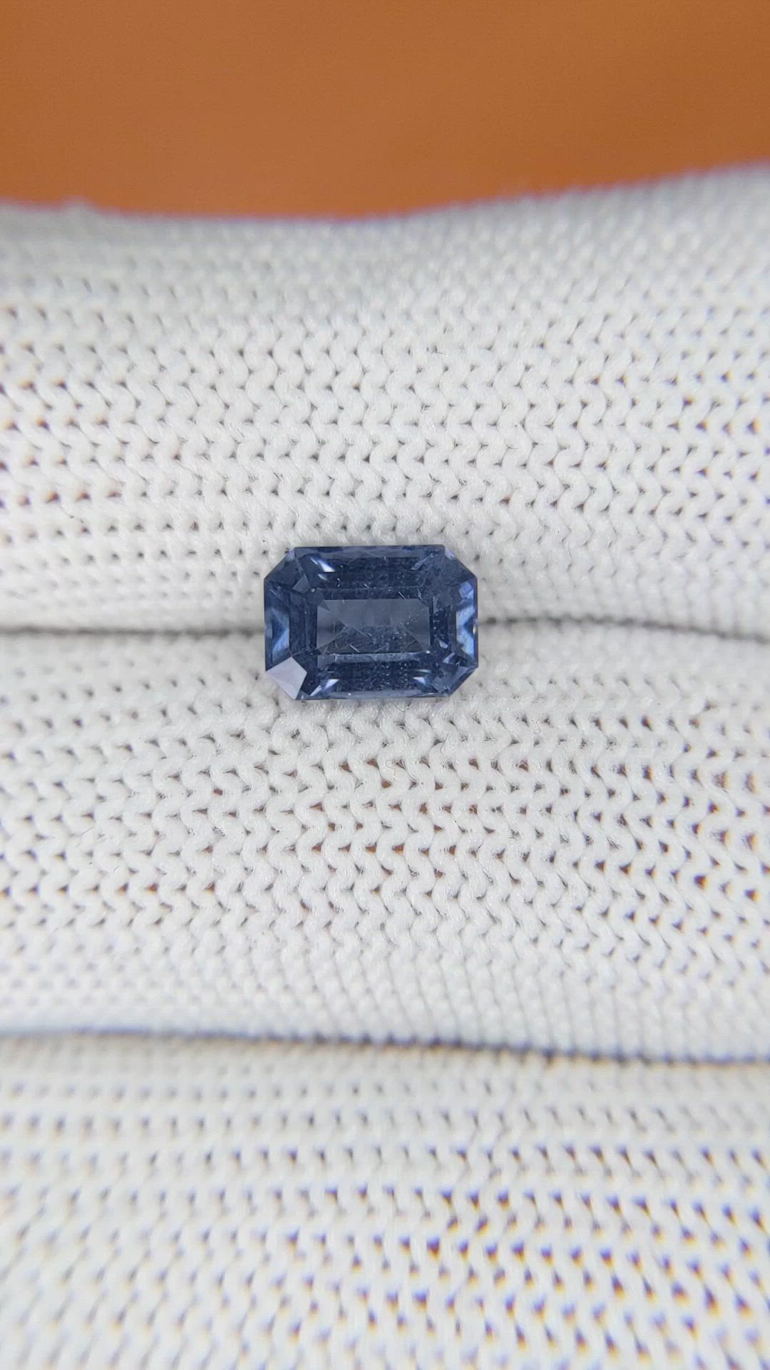 1.95 Ct. Blue Spinel from Ceylon (Sri Lanka) Size Video