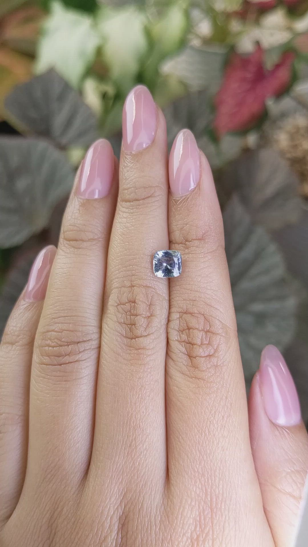 1.31 Ct. Greyish Blue Spinel from Ceylon (Sri Lanka) Size Video