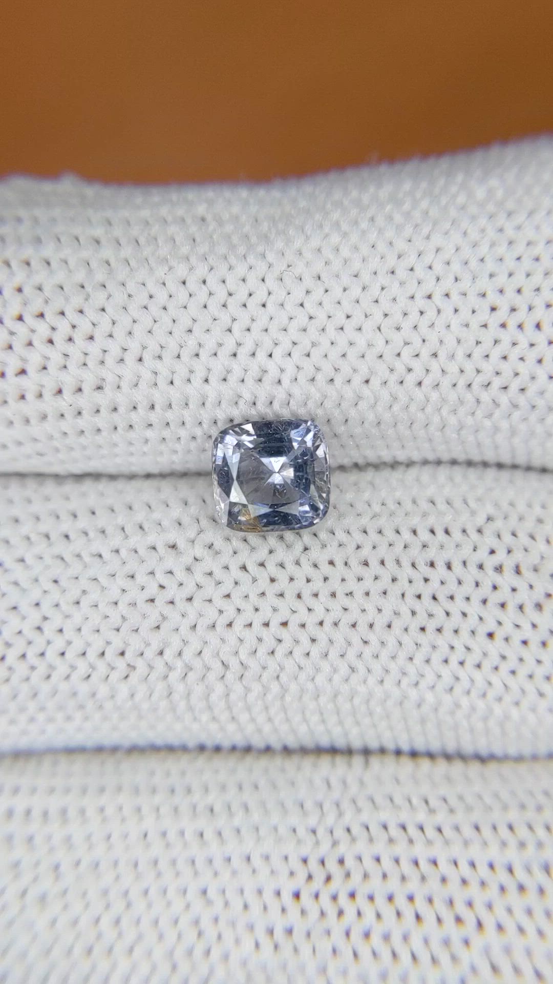 1.31 Ct. Greyish Blue Spinel from Ceylon (Sri Lanka) Size Video