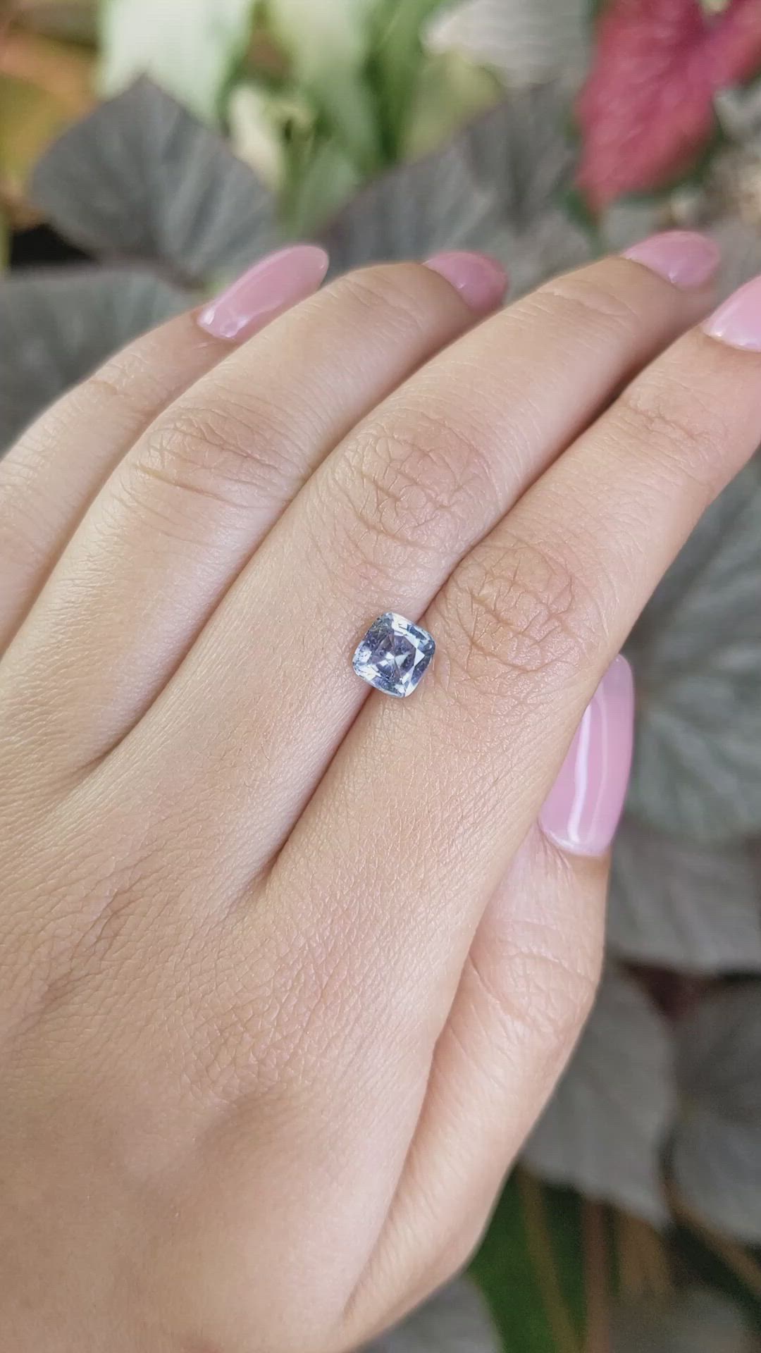 1.31 Ct. Greyish Blue Spinel from Ceylon (Sri Lanka) Size Video