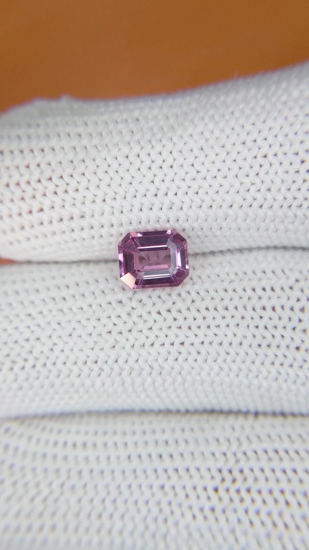 1.26 Ct. Purplish Pink Spinel from Ceylon (Sri Lanka) Size Video