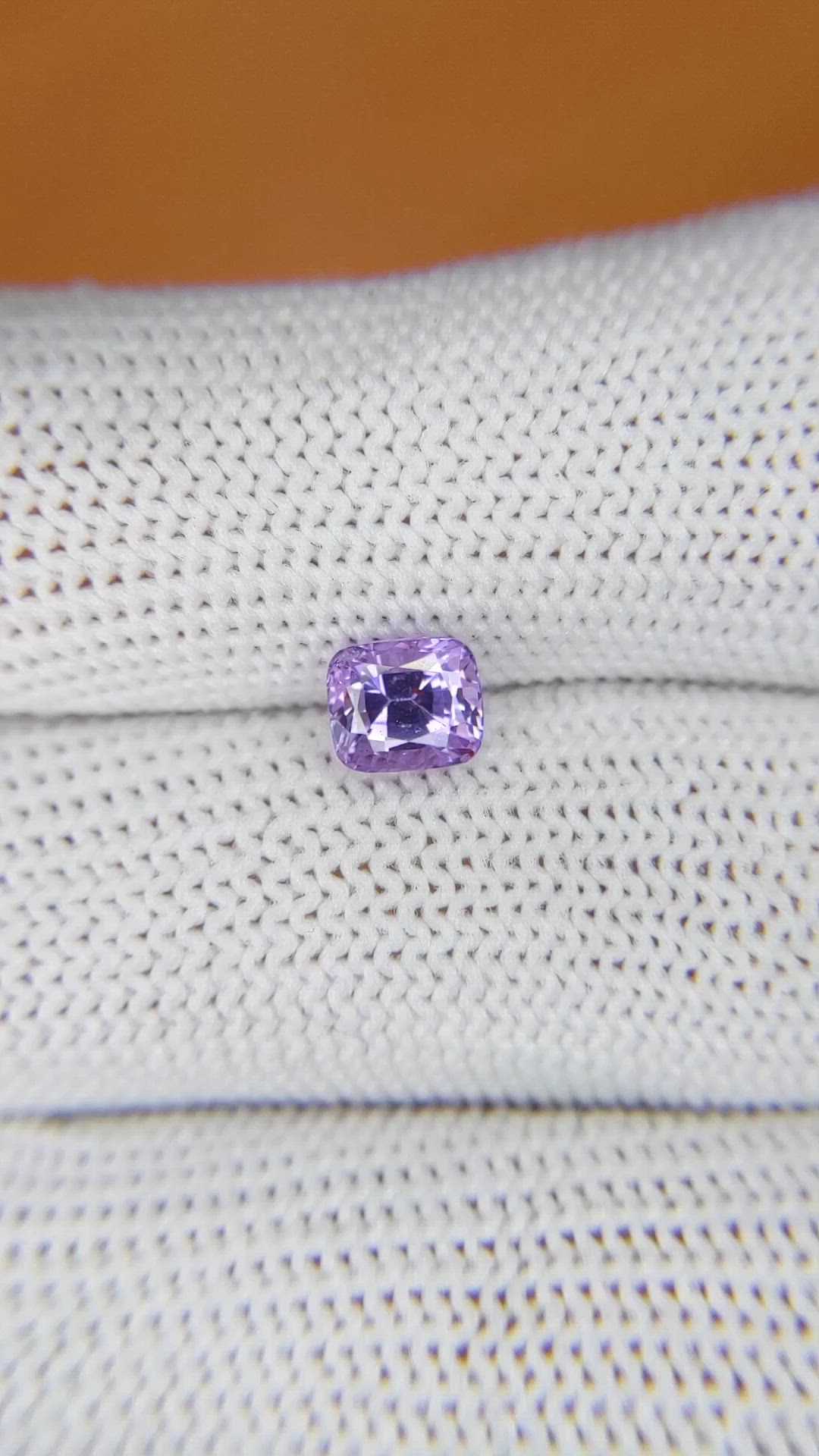 1.10 Ct. Pinkish Purple Spinel from Ceylon (Sri Lanka) Size Video