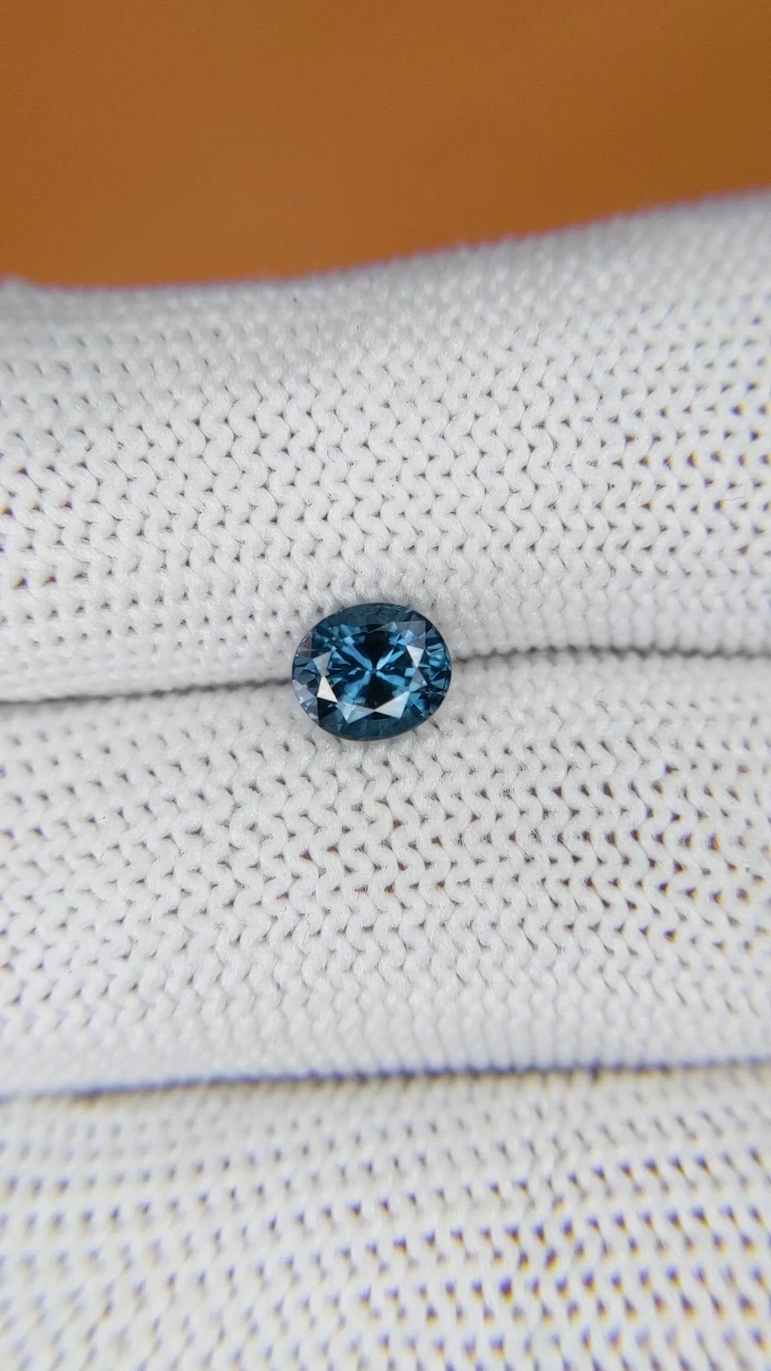0.95 Ct. Greenish Blue Spinel from Ceylon (Sri Lanka) Size Video