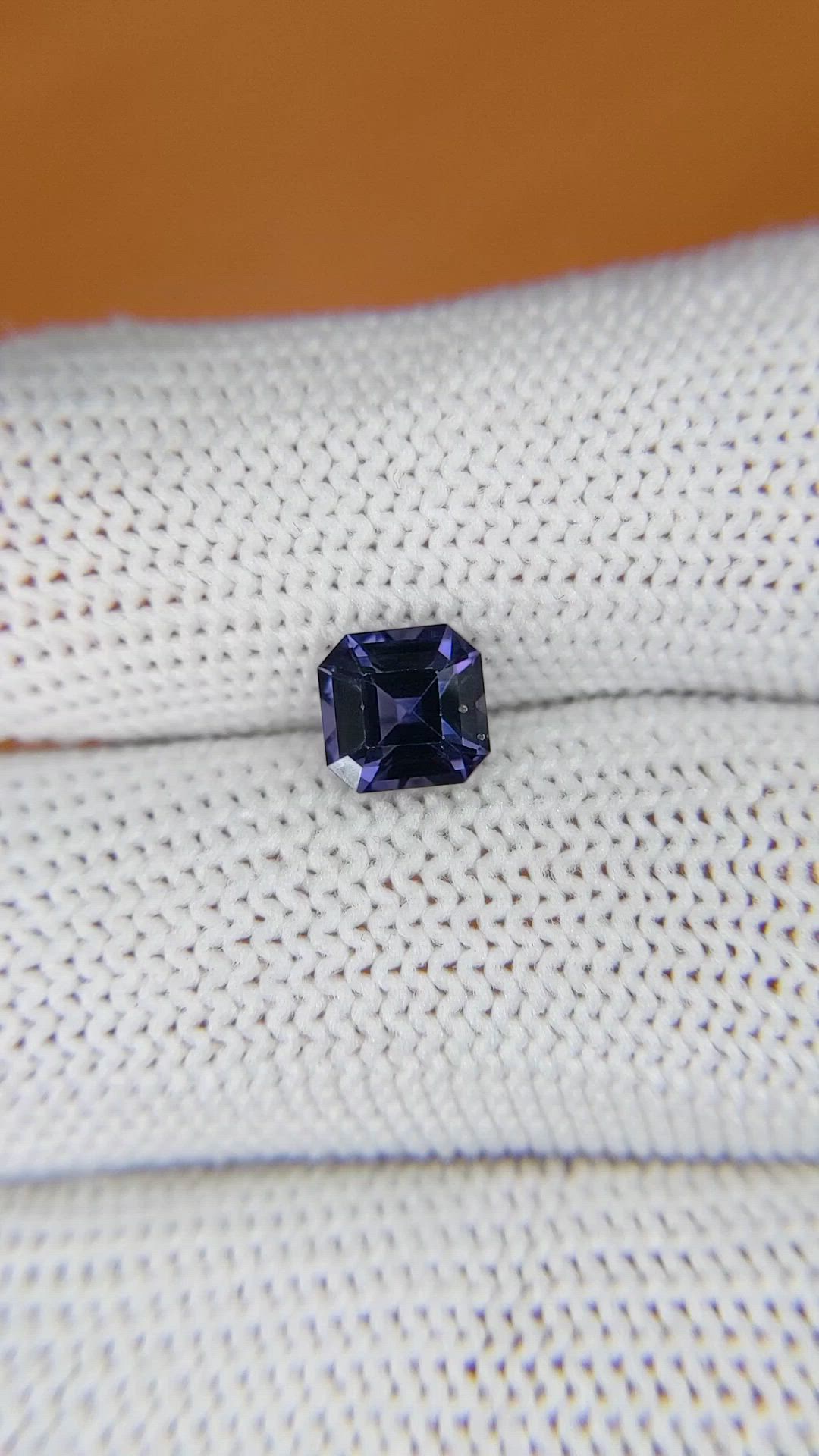 1.28 Ct. Purple Spinel from Ceylon (Sri Lanka) Size Video