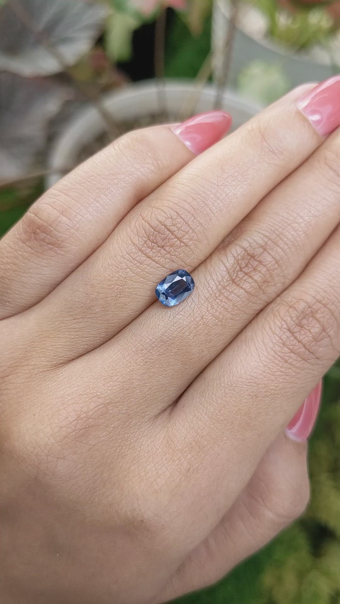1.17 Ct. Blue Spinel from Ceylon (Sri Lanka) Size Video