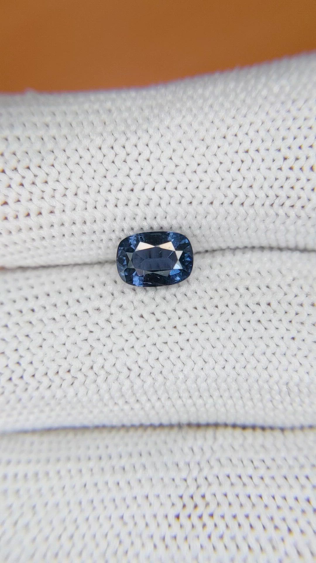 1.17 Ct. Blue Spinel from Ceylon (Sri Lanka) Size Video