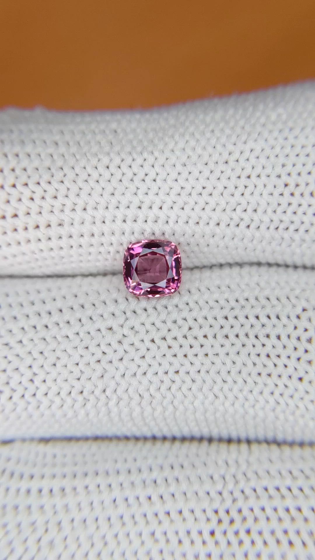 0.88 Ct. Pink Spinel from Ceylon (Sri Lanka) Size Video