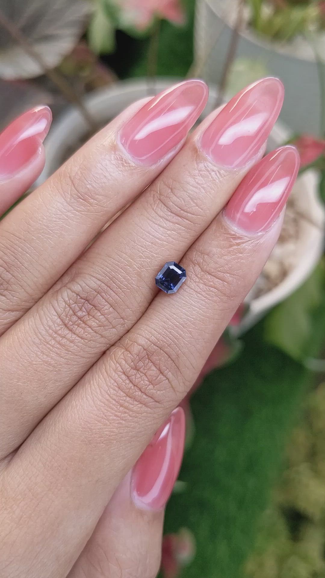 0.95 Ct. Blue Spinel from Ceylon (Sri Lanka) Size Video