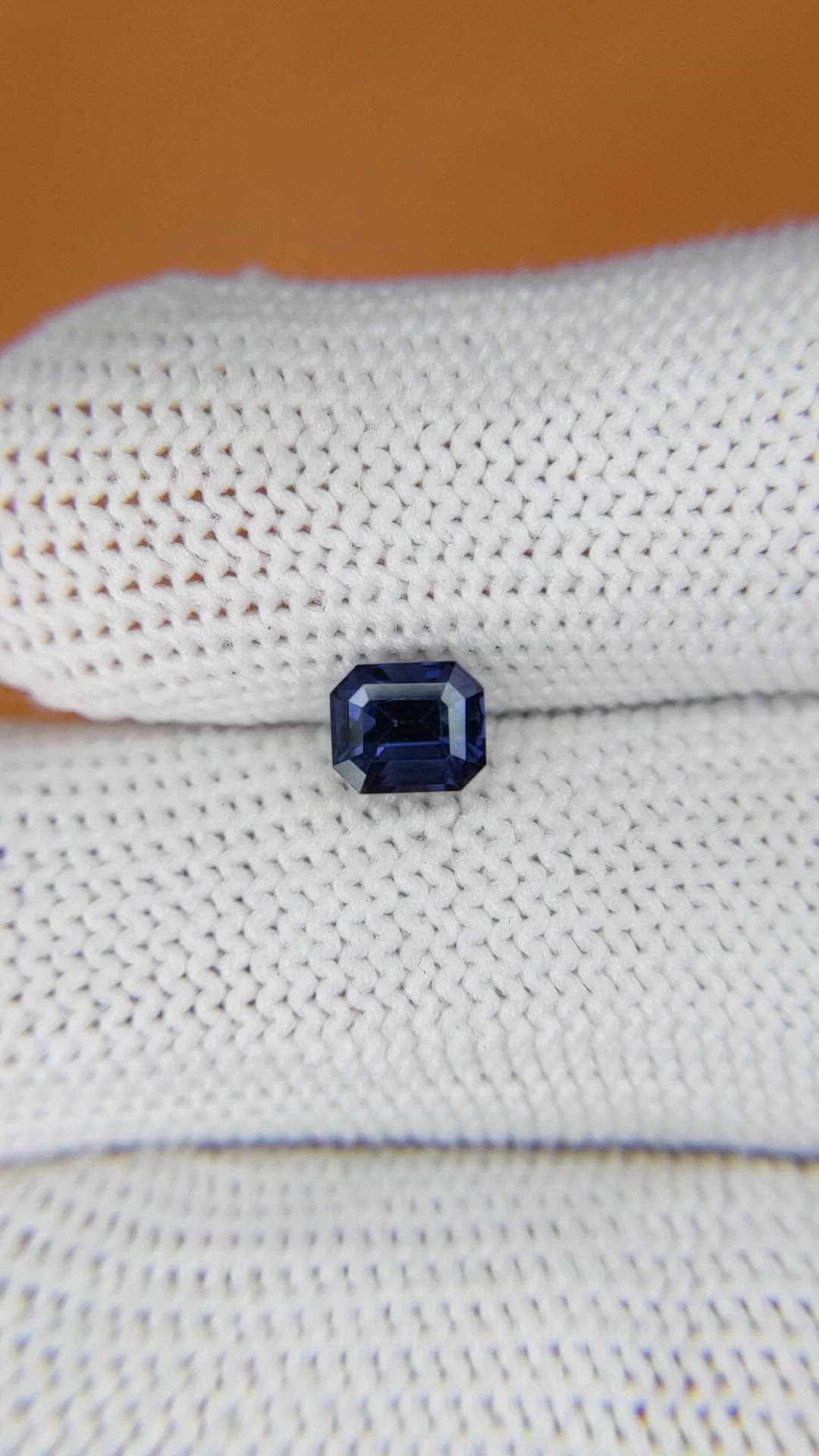 0.95 Ct. Blue Spinel from Ceylon (Sri Lanka) Size Video