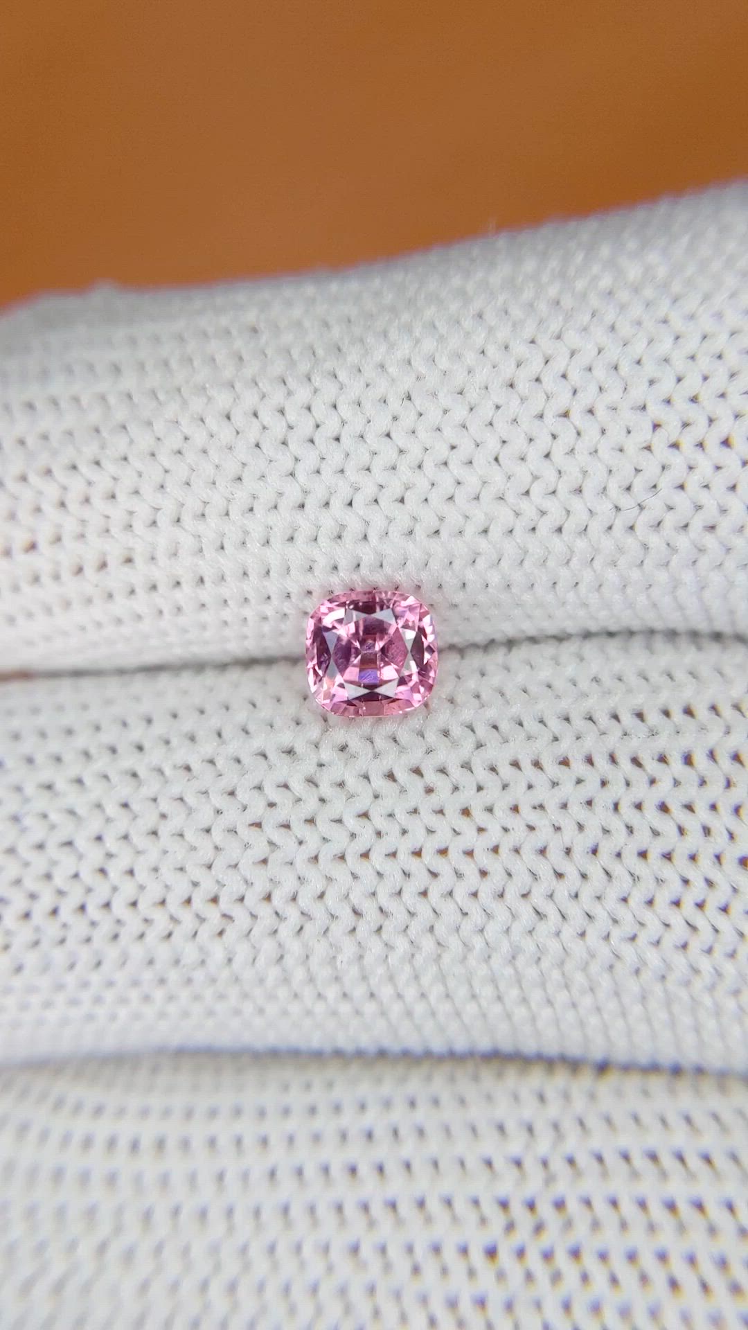 0.90 Ct. Pink Spinel from Ceylon (Sri Lanka) Size Video