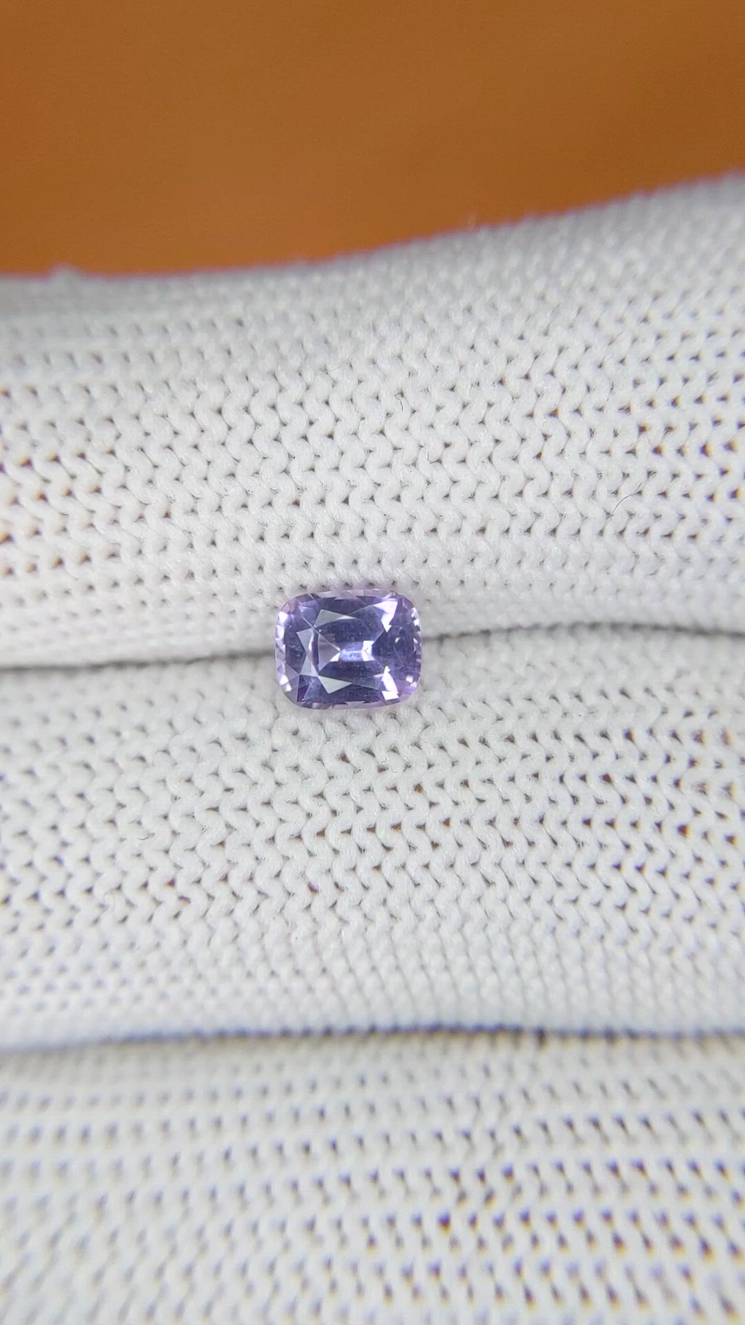 0.87 Ct. Purple Spinel from Ceylon (Sri Lanka) Size Video