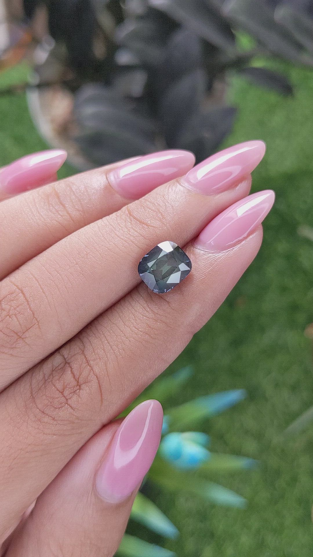 3.12 Ct. Blue Spinel from Ceylon (Sri Lanka) Size Video