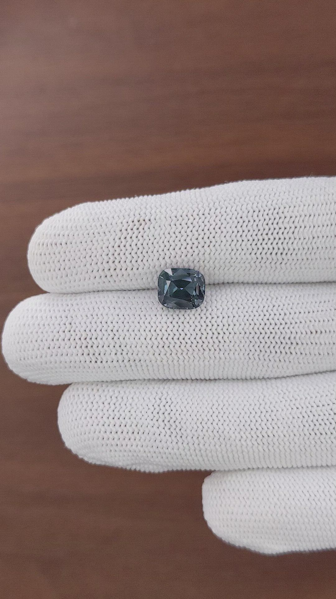 3.12 Ct. Blue Spinel from Ceylon (Sri Lanka) Size Video