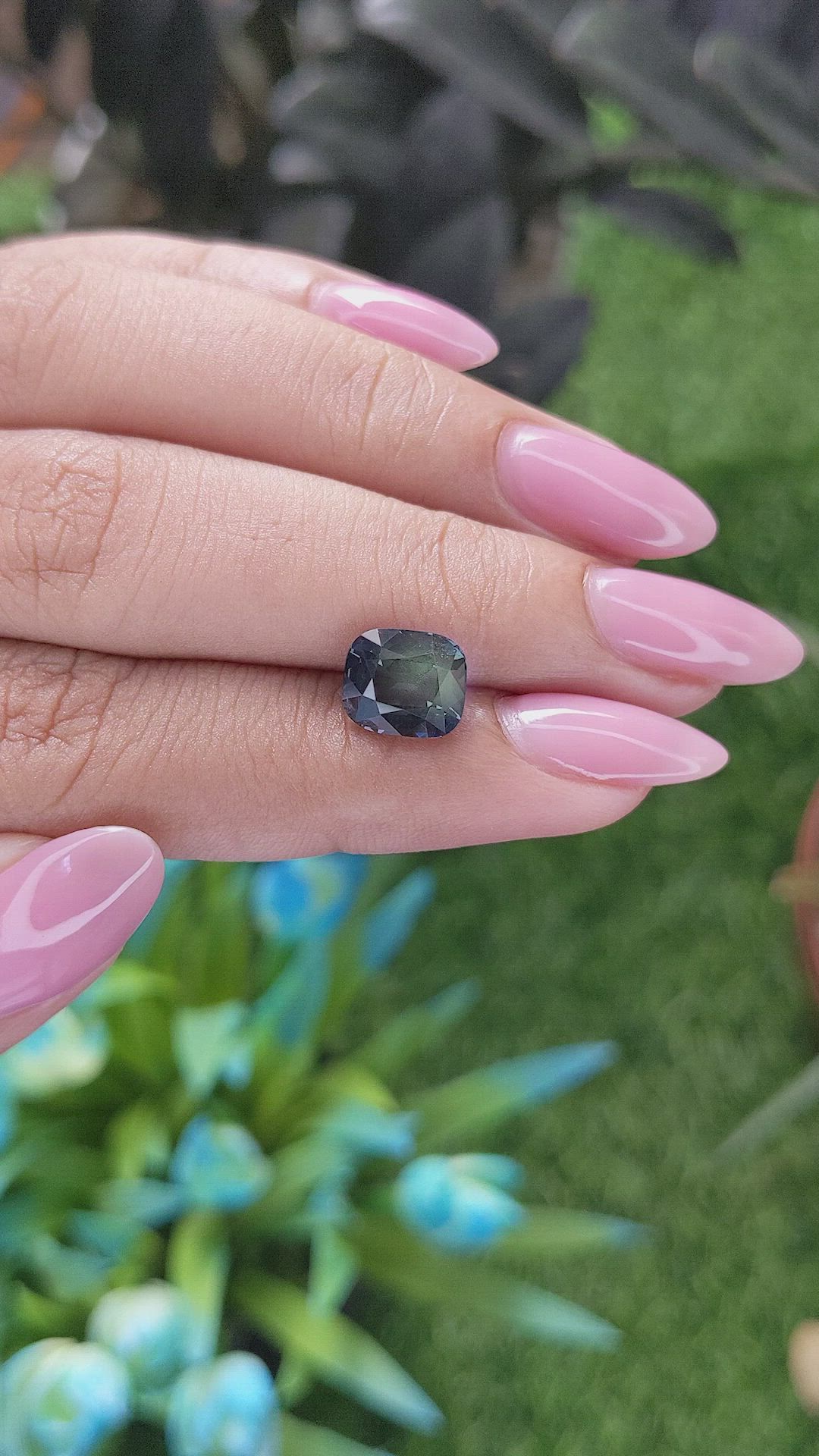 3.12 Ct. Blue Spinel from Ceylon (Sri Lanka) Size Video