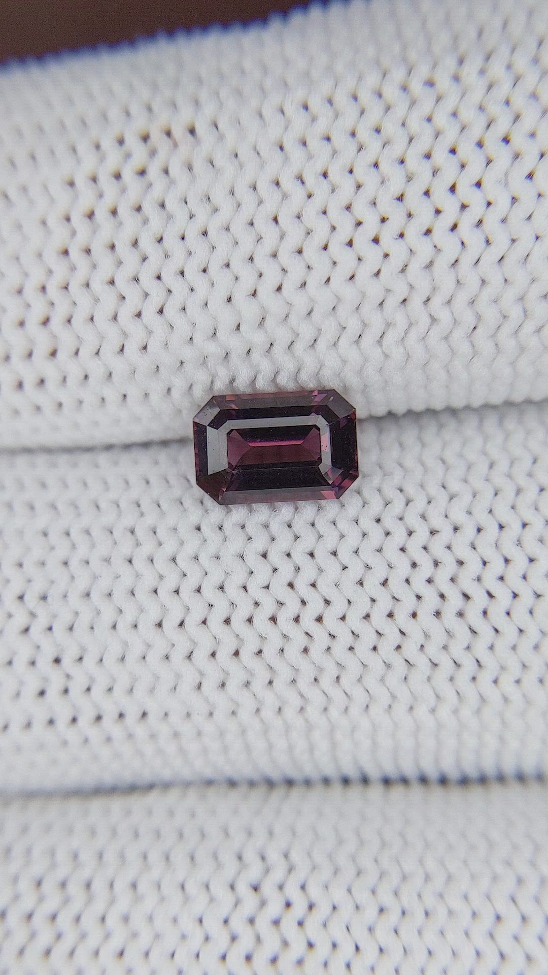 1.09 Ct. Purplish Pink Spinel from Ceylon (Sri Lanka) Size Video