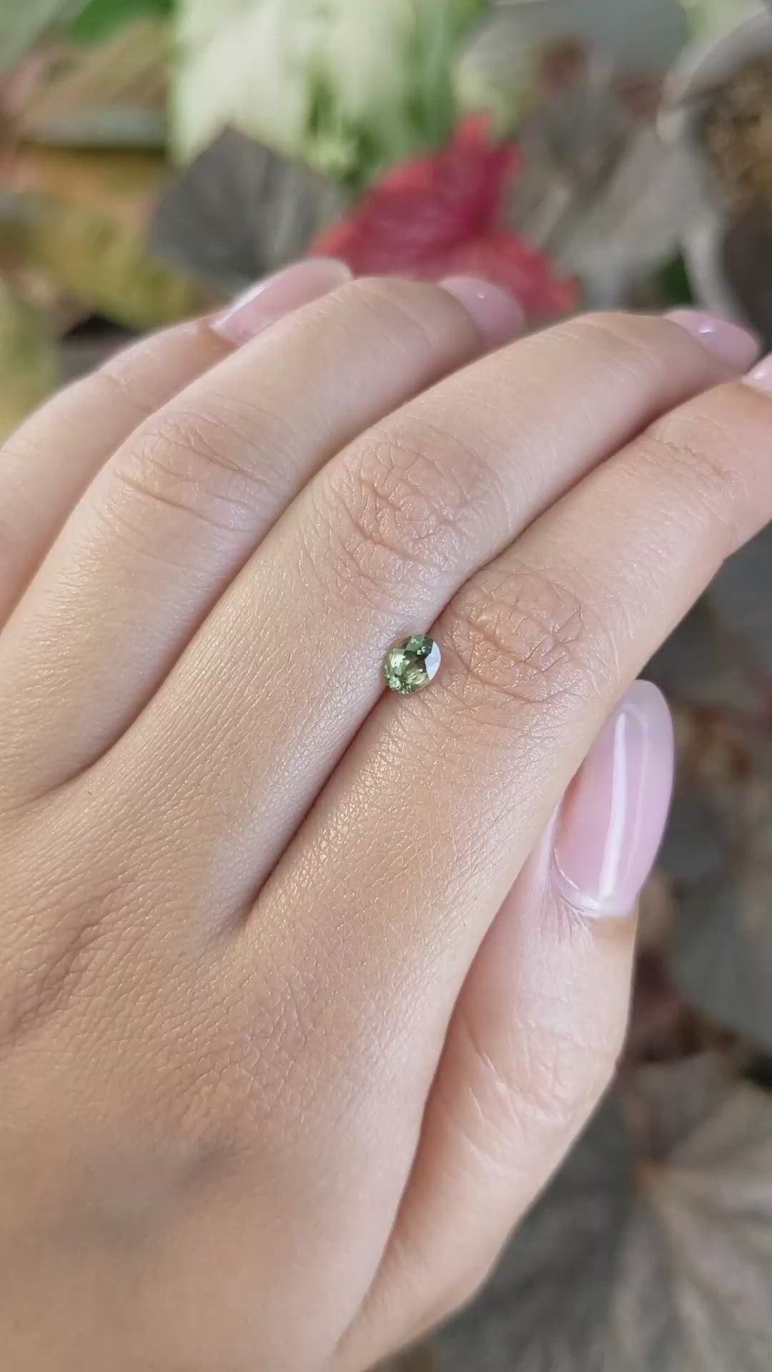 0.48 Ct. Alexandrite from Ceylon (Sri Lanka) Size Video