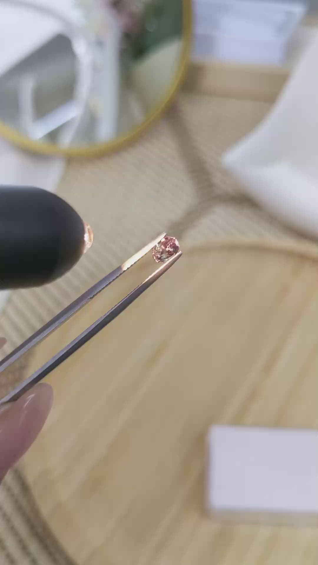 0.48 Ct. Alexandrite from Ceylon (Sri Lanka) Size Video