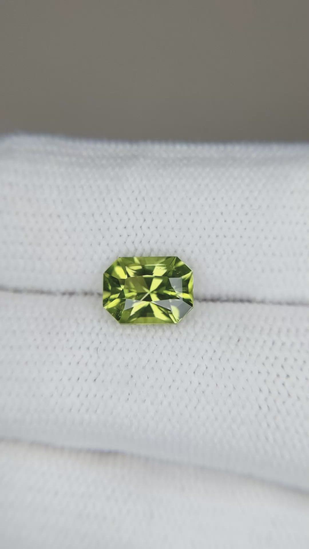 2.12 Ct. Green Peridot from Pakistan Size Video