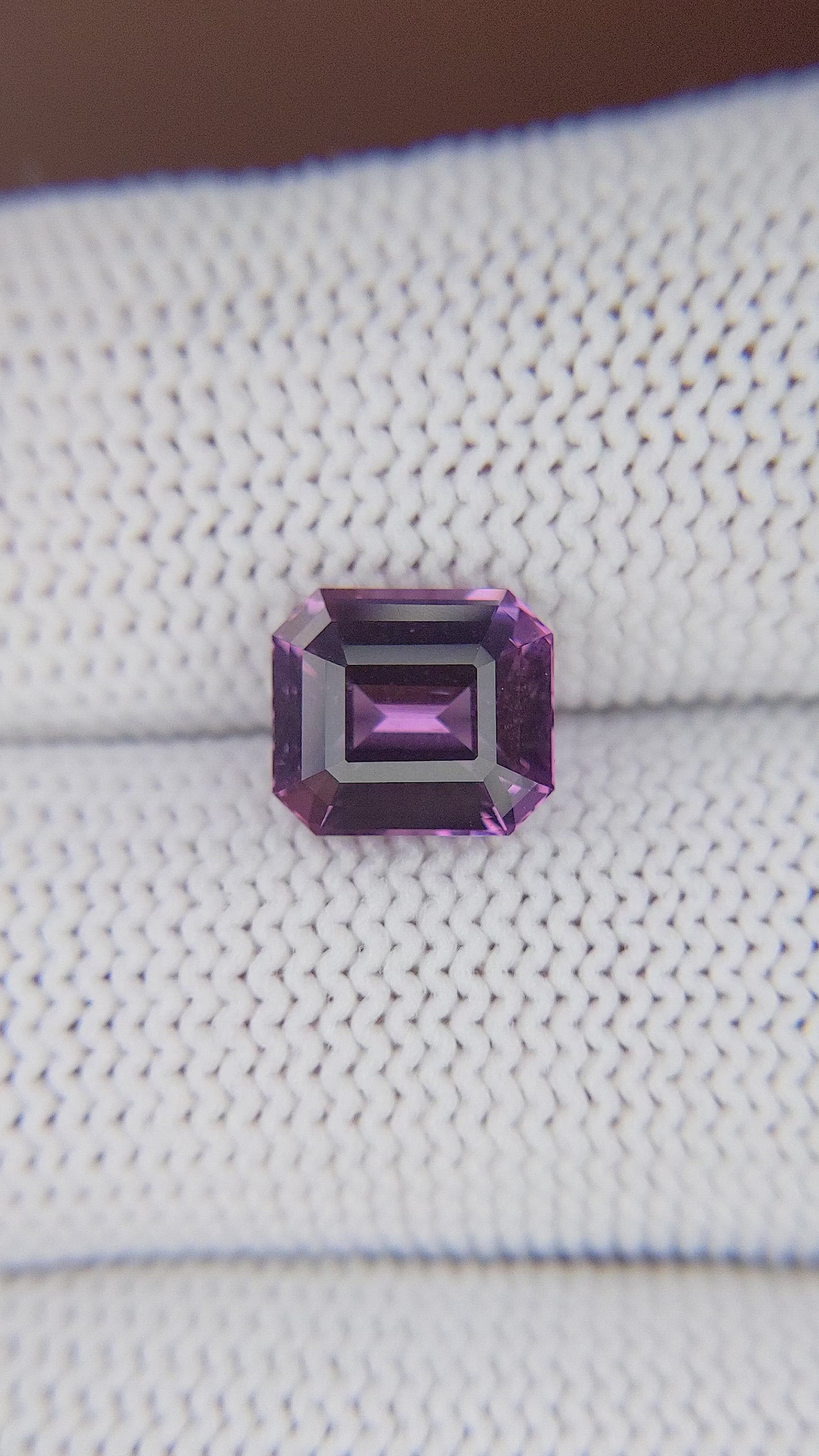 3.04 Ct. Purple Spinel from Tanzania Size Video