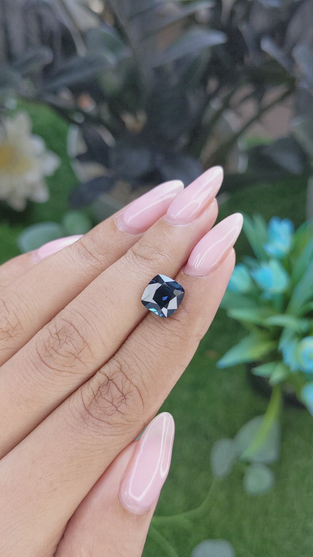 3.53 Ct. Blue Spinel Size Video