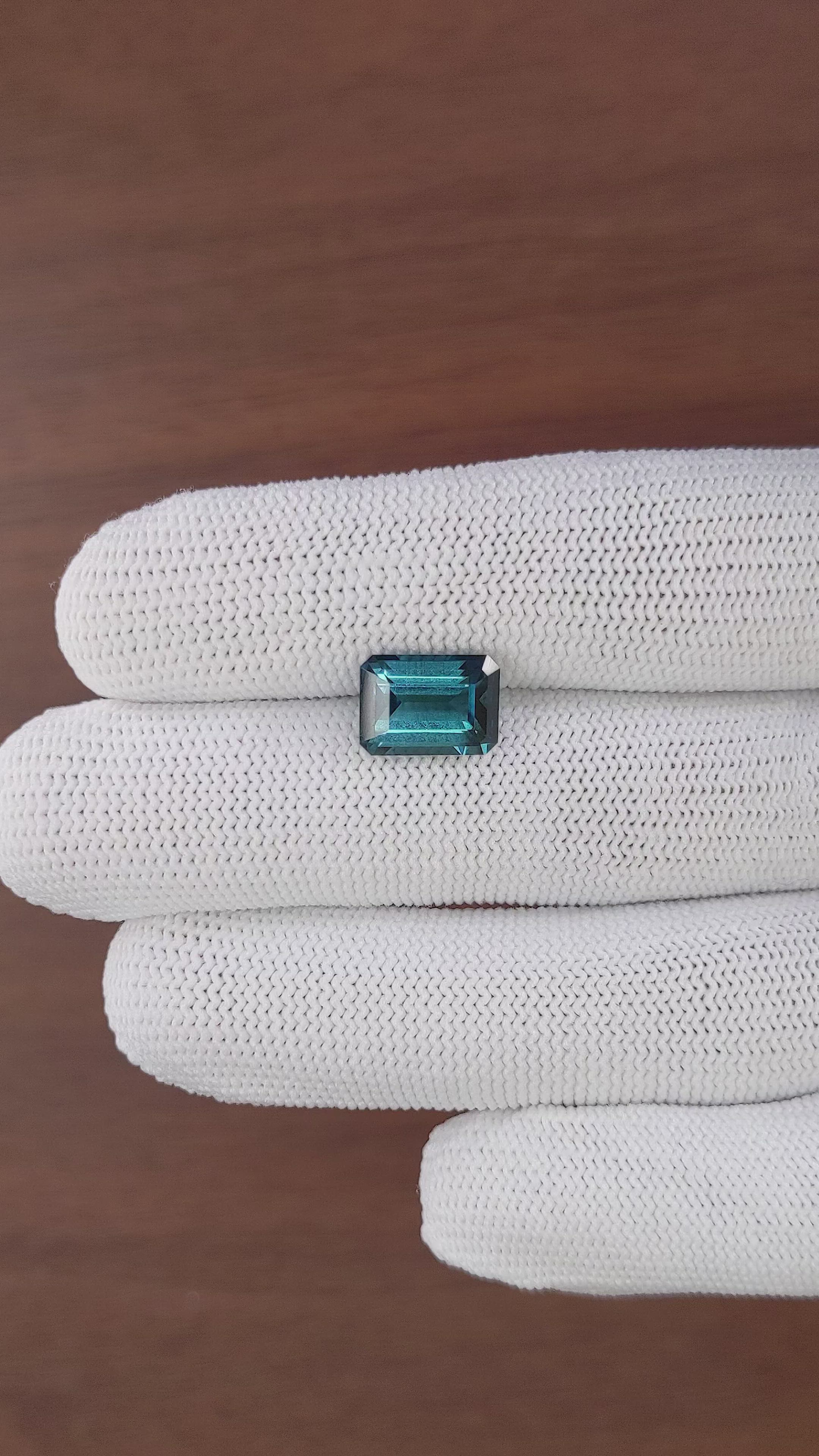 3.92 Ct. Greenish Blue Tourmaline from Tanzania Size Video