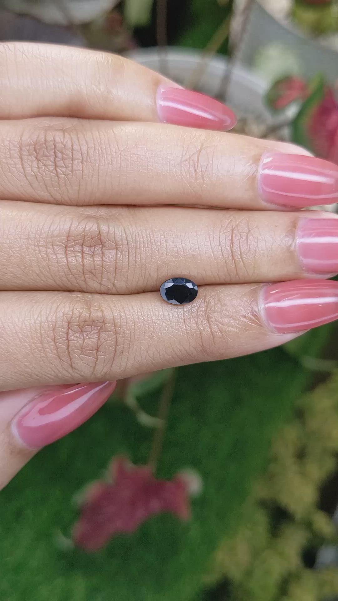 0.83 Ct. Blue Spinel from Ceylon (Sri Lanka) Size Video