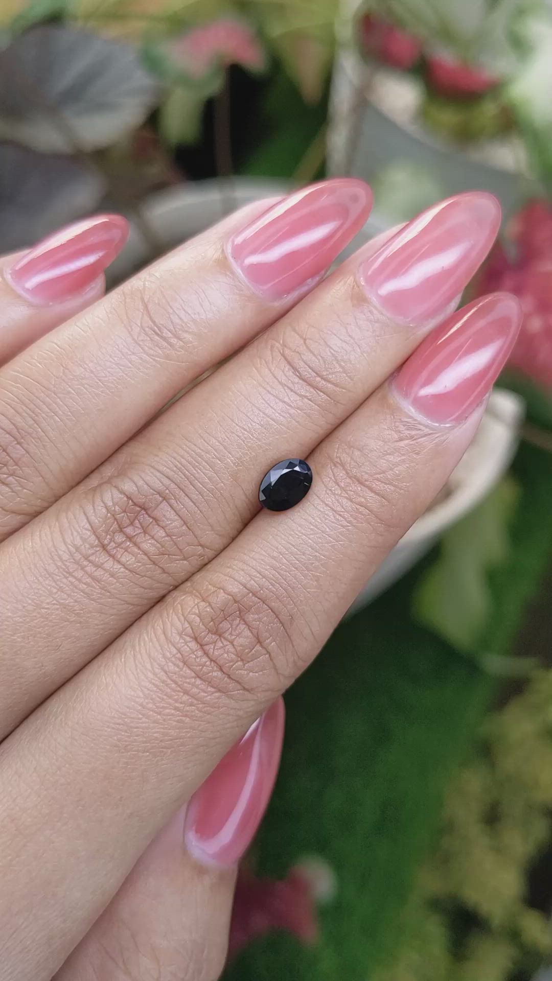 0.83 Ct. Blue Spinel from Ceylon (Sri Lanka) Size Video