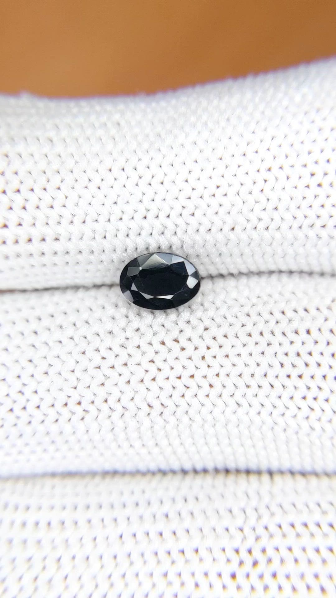 0.83 Ct. Blue Spinel from Ceylon (Sri Lanka) Size Video