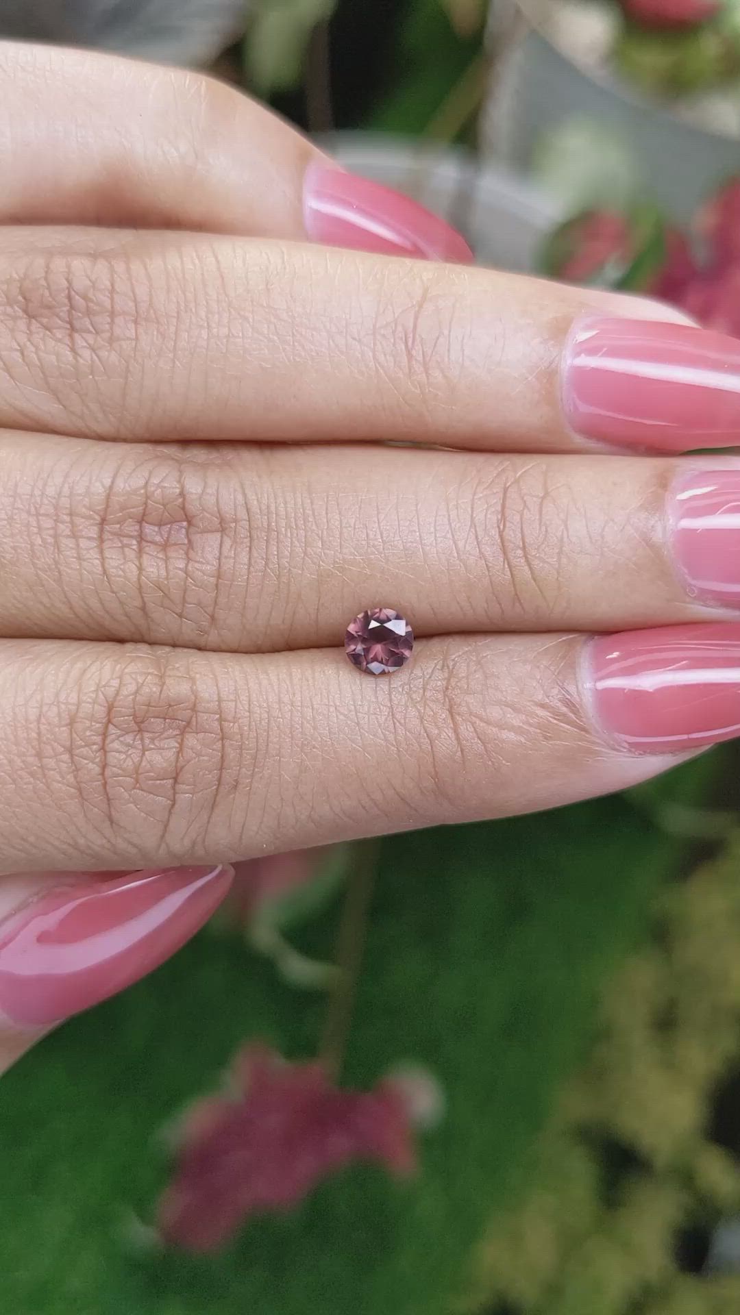 0.66 Ct. Brown Zircon from Ceylon (Sri Lanka) Size Video