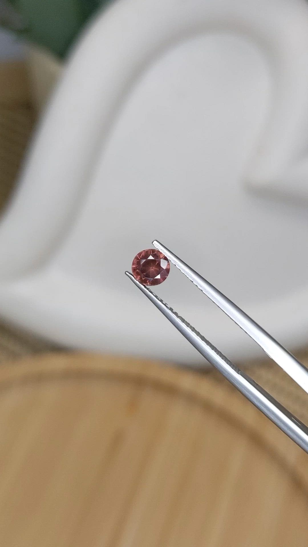 0.66 Ct. Brown Zircon from Ceylon (Sri Lanka) Size Video
