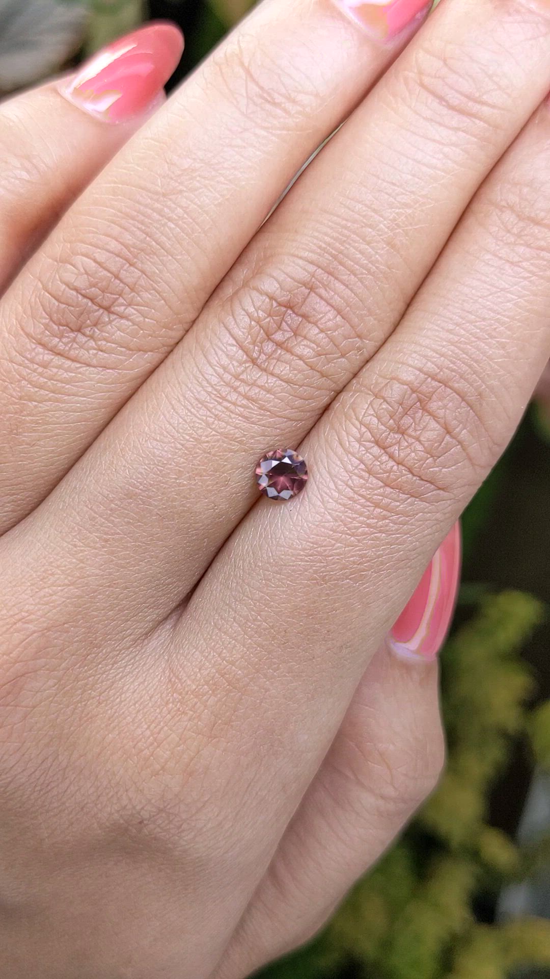 0.66 Ct. Brown Zircon from Ceylon (Sri Lanka) Size Video