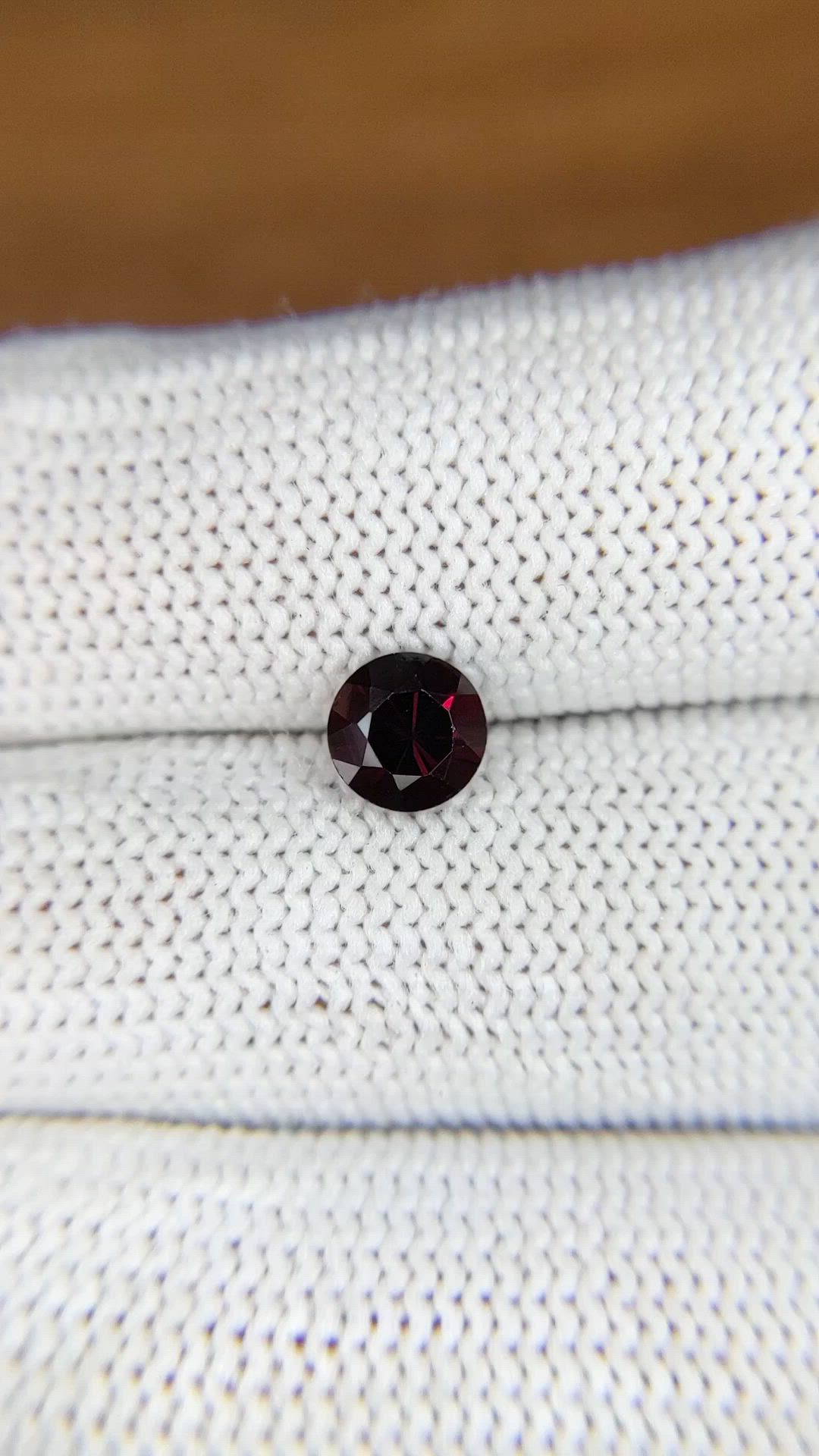 0.98 Ct. Red Garnet from Ceylon (Sri Lanka) Size Video