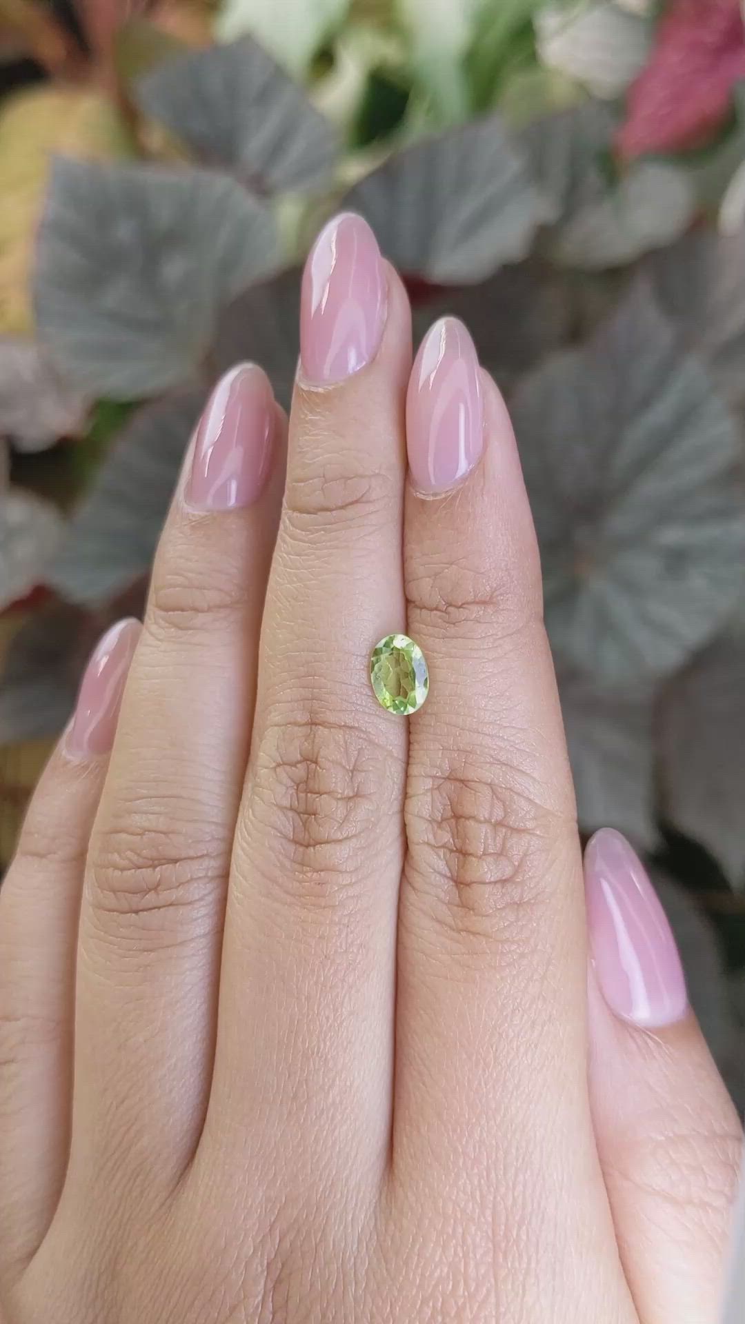 0.92 Ct. Yellowish Green Peridot from Madagascar Size Video