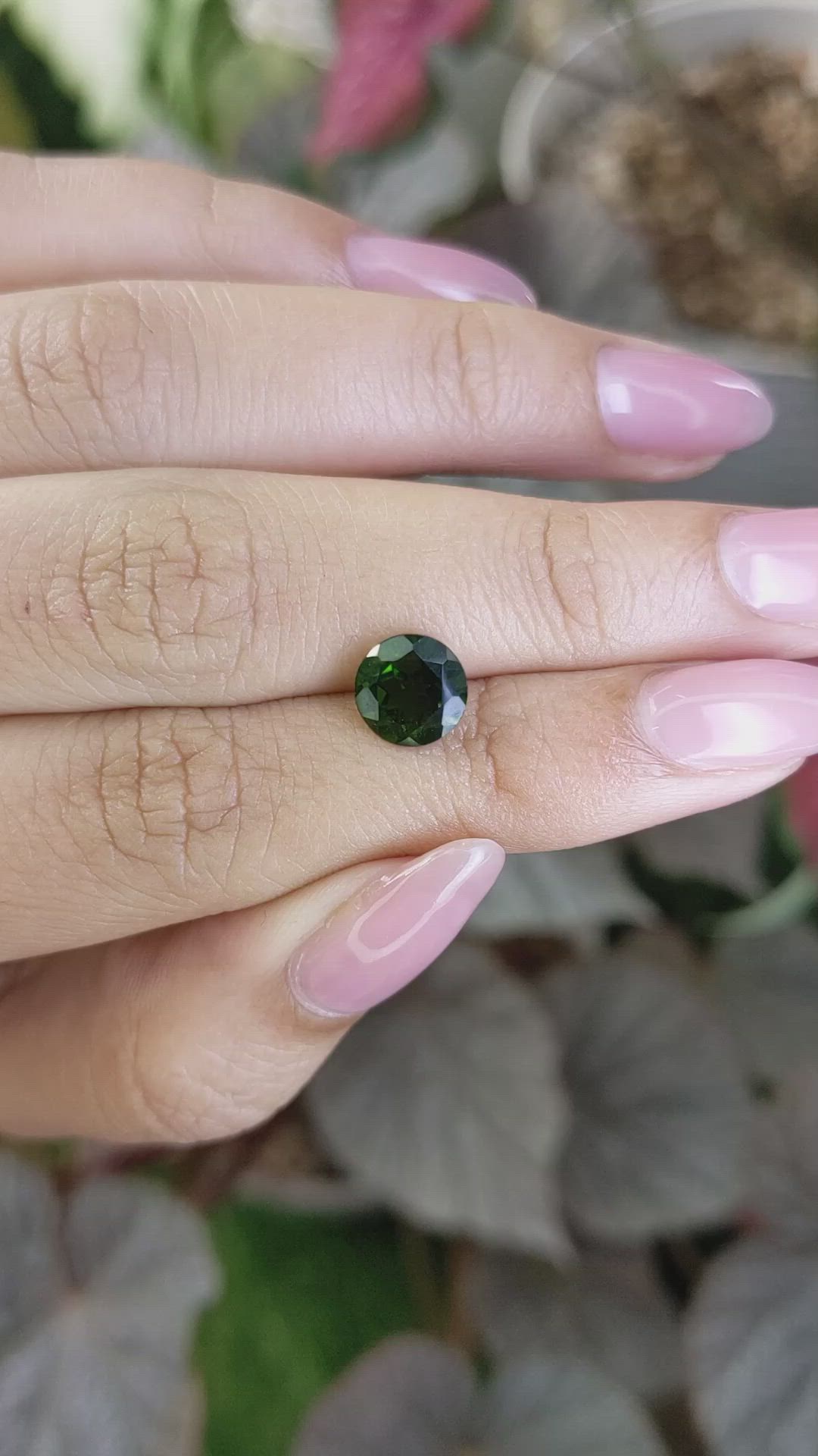 2.03 Ct. Chrome Diopside from Brazil Size Video