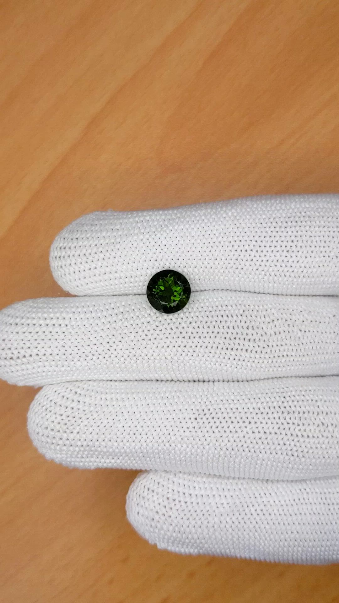 2.03 Ct. Chrome Diopside from Brazil Size Video