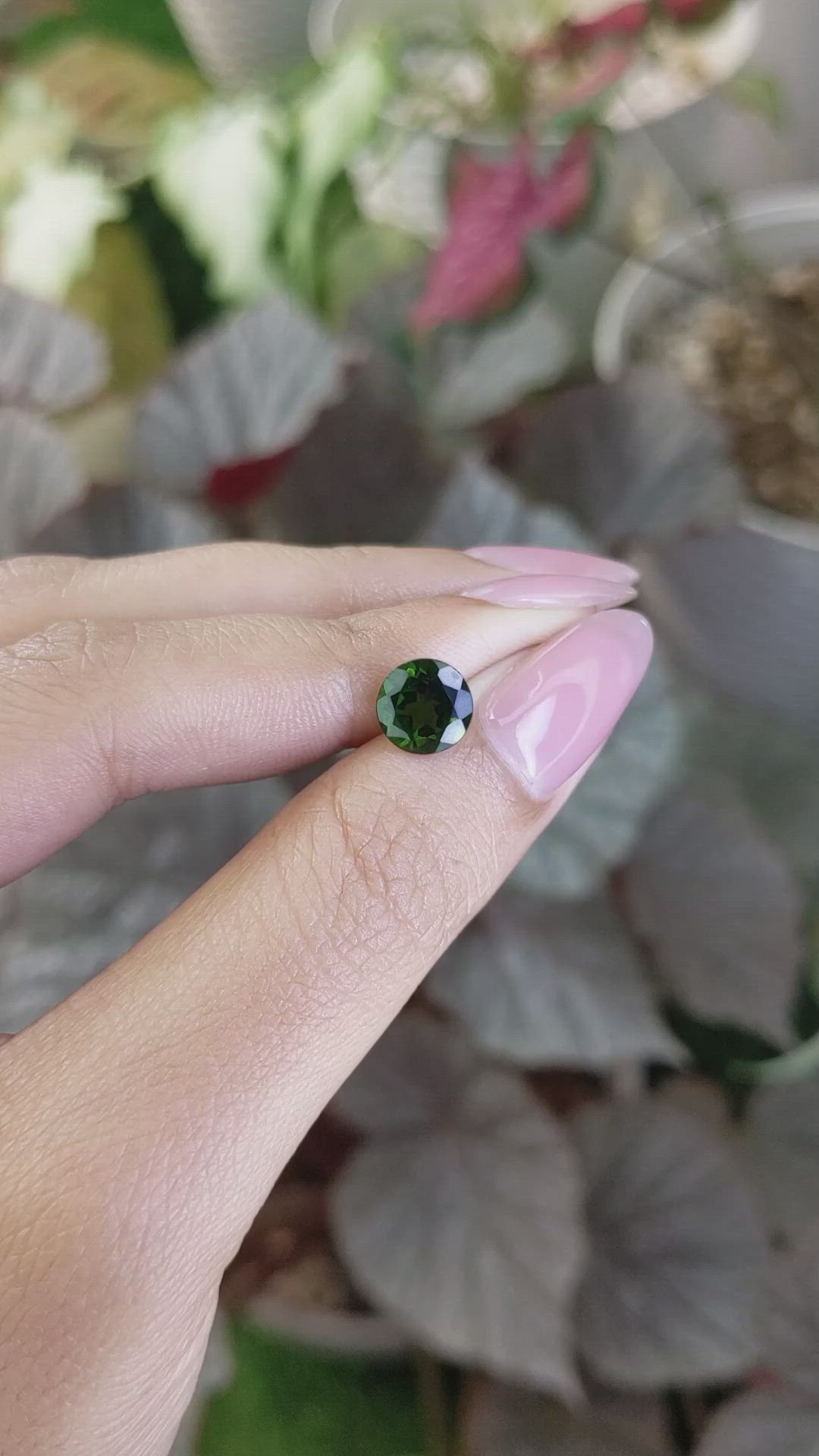 2.03 Ct. Chrome Diopside from Brazil Size Video