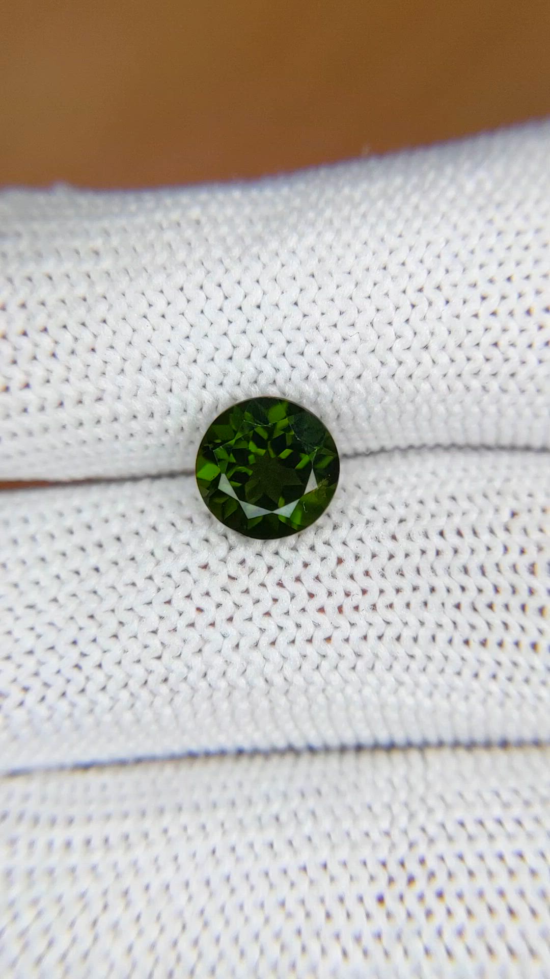 2.03 Ct. Chrome Diopside from Brazil Size Video