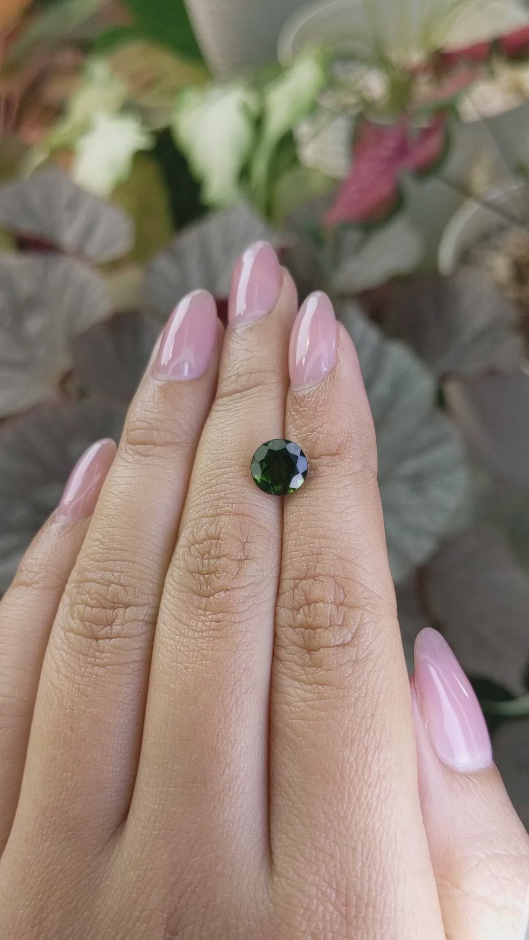 2.03 Ct. Chrome Diopside from Brazil Size Video