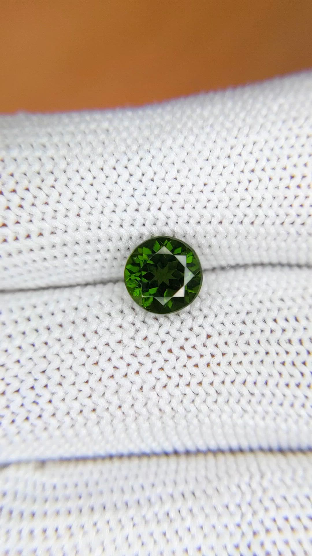 1.58 Ct. Chrome Diopside from Brazil Size Video