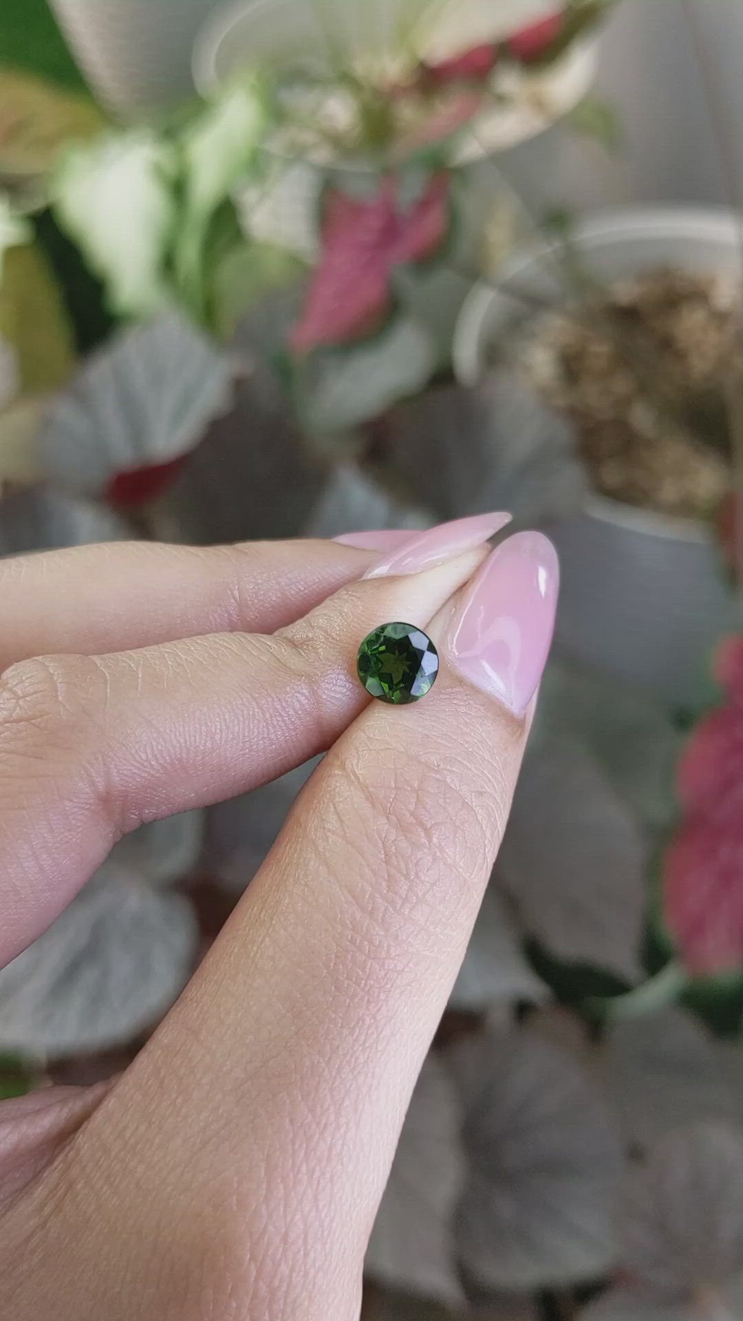 1.58 Ct. Chrome Diopside from Brazil Size Video