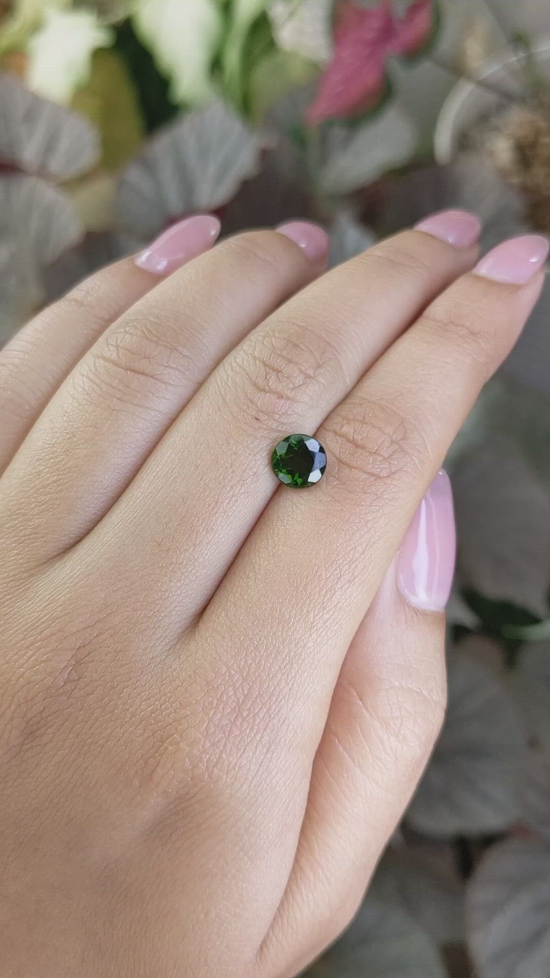 1.58 Ct. Chrome Diopside from Brazil Size Video