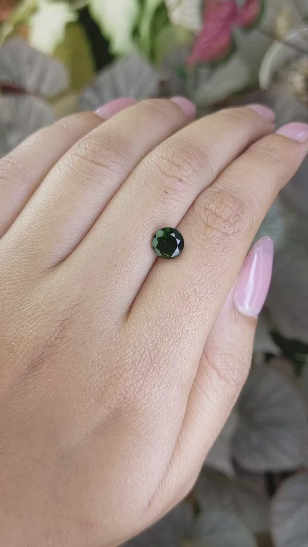 1.63 Ct. Chrome Diopside from Brazil Size Video