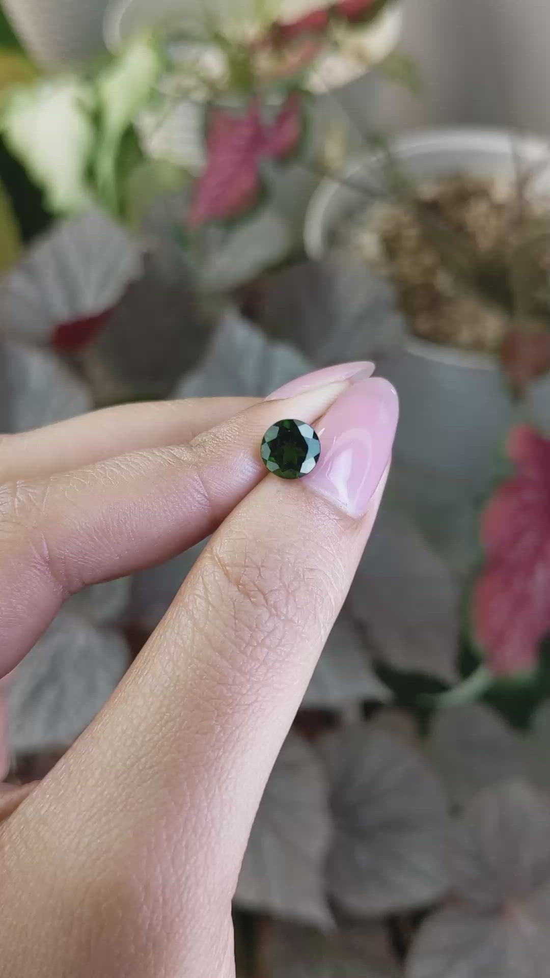 1.63 Ct. Chrome Diopside from Brazil Size Video
