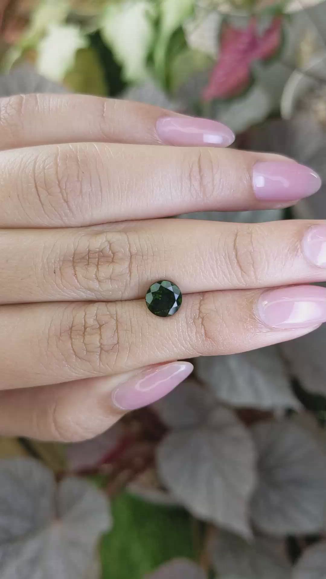 1.63 Ct. Chrome Diopside from Brazil Size Video