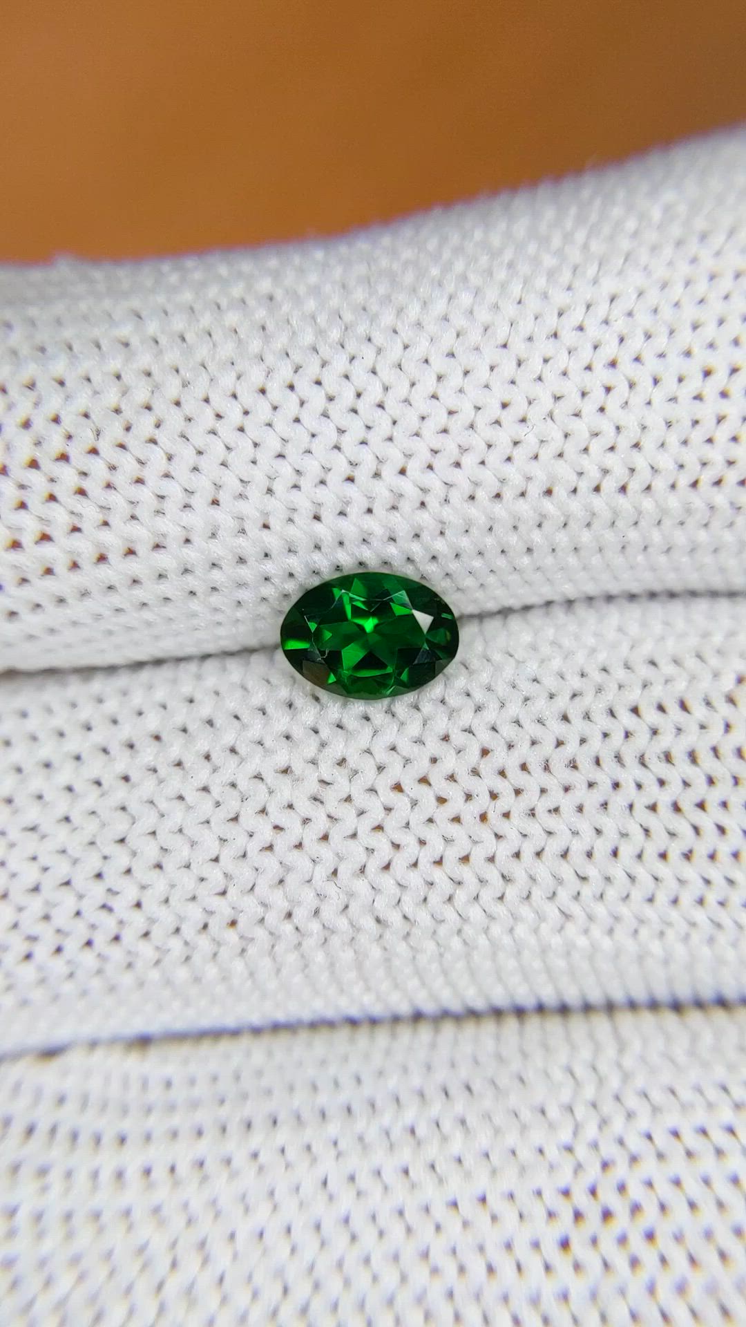 0.67 Ct. Green Chrome Tourmaline from Madagascar Size Video
