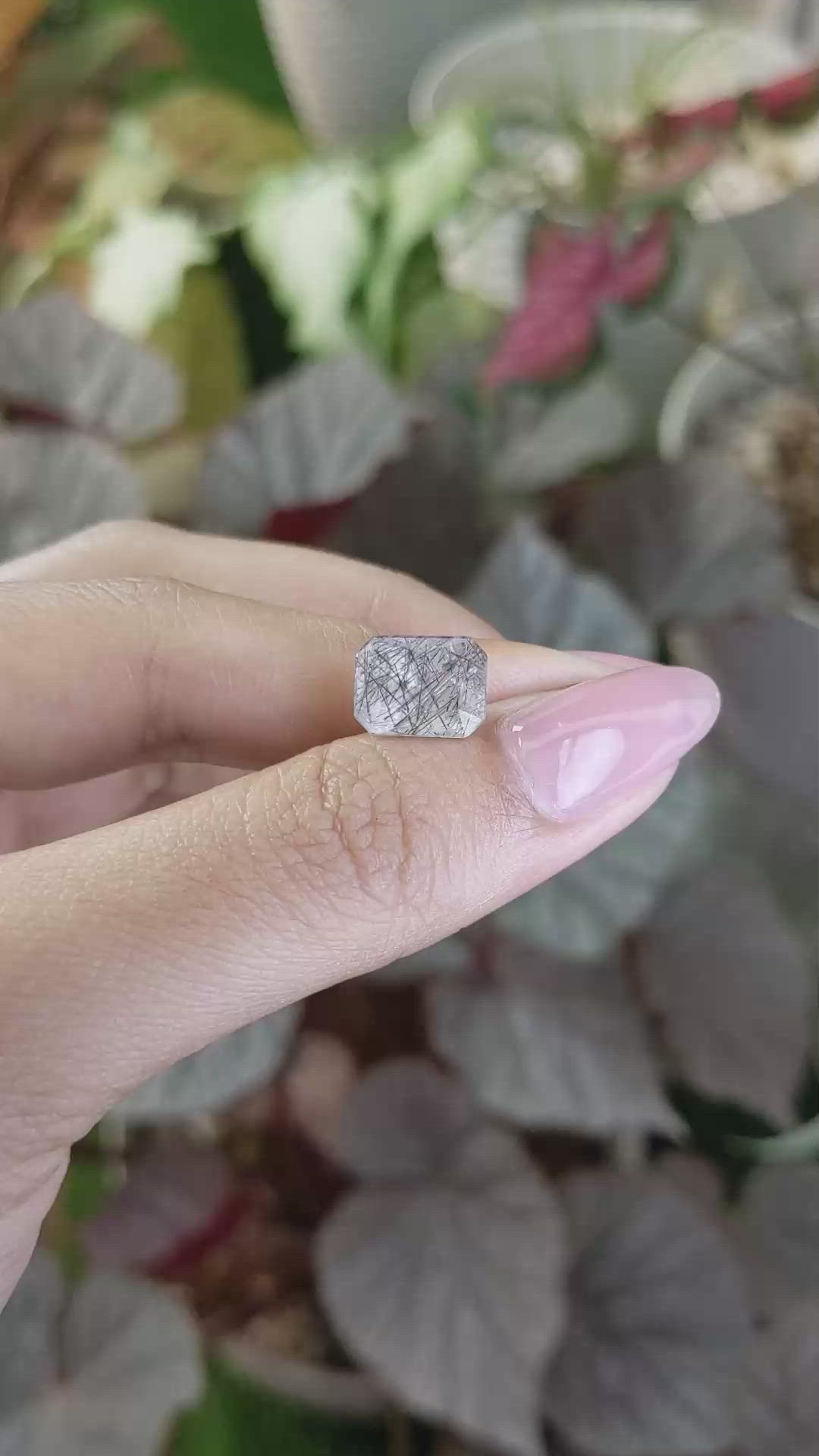 3.41 Ct. Brown Rutilated Quartz from Ceylon (Sri Lanka) Size Video