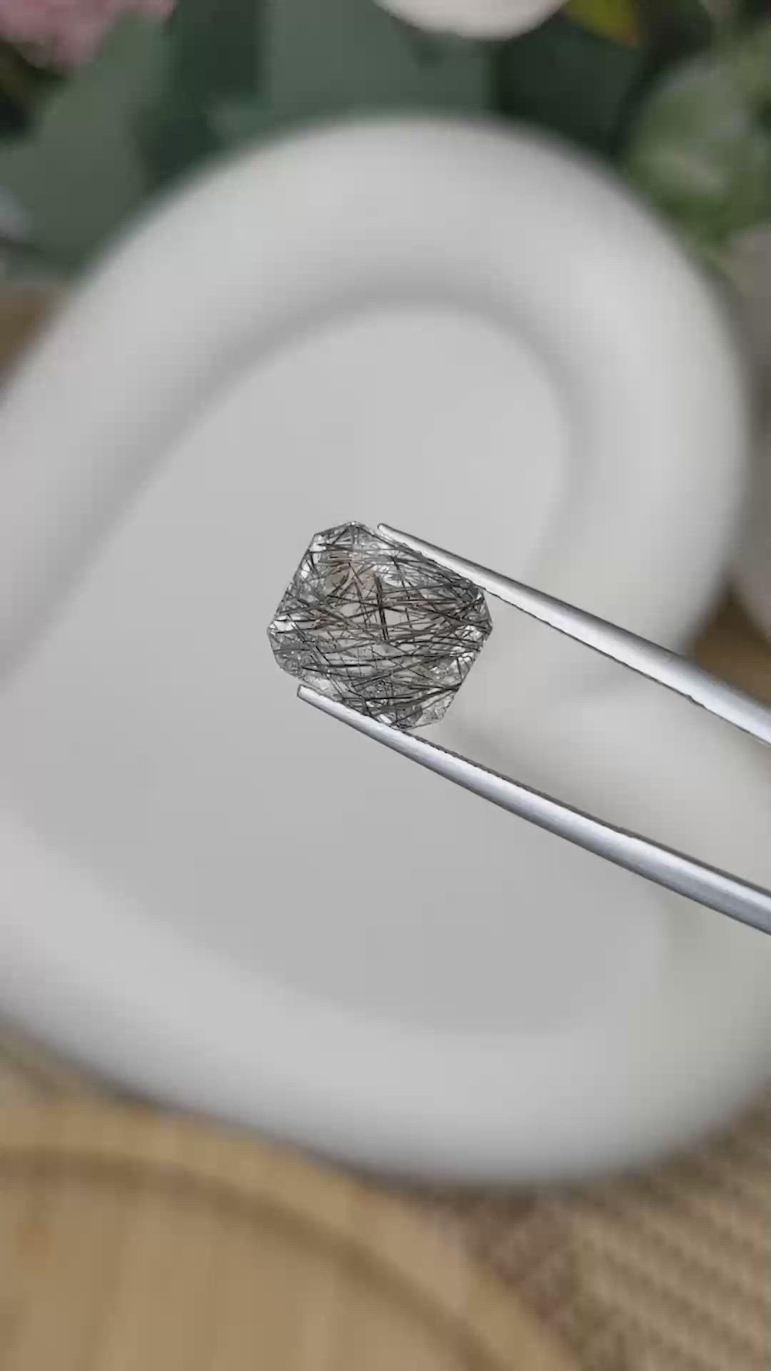 2.70 Ct. Brown Rutilated Quartz from Ceylon (Sri Lanka) Size Video