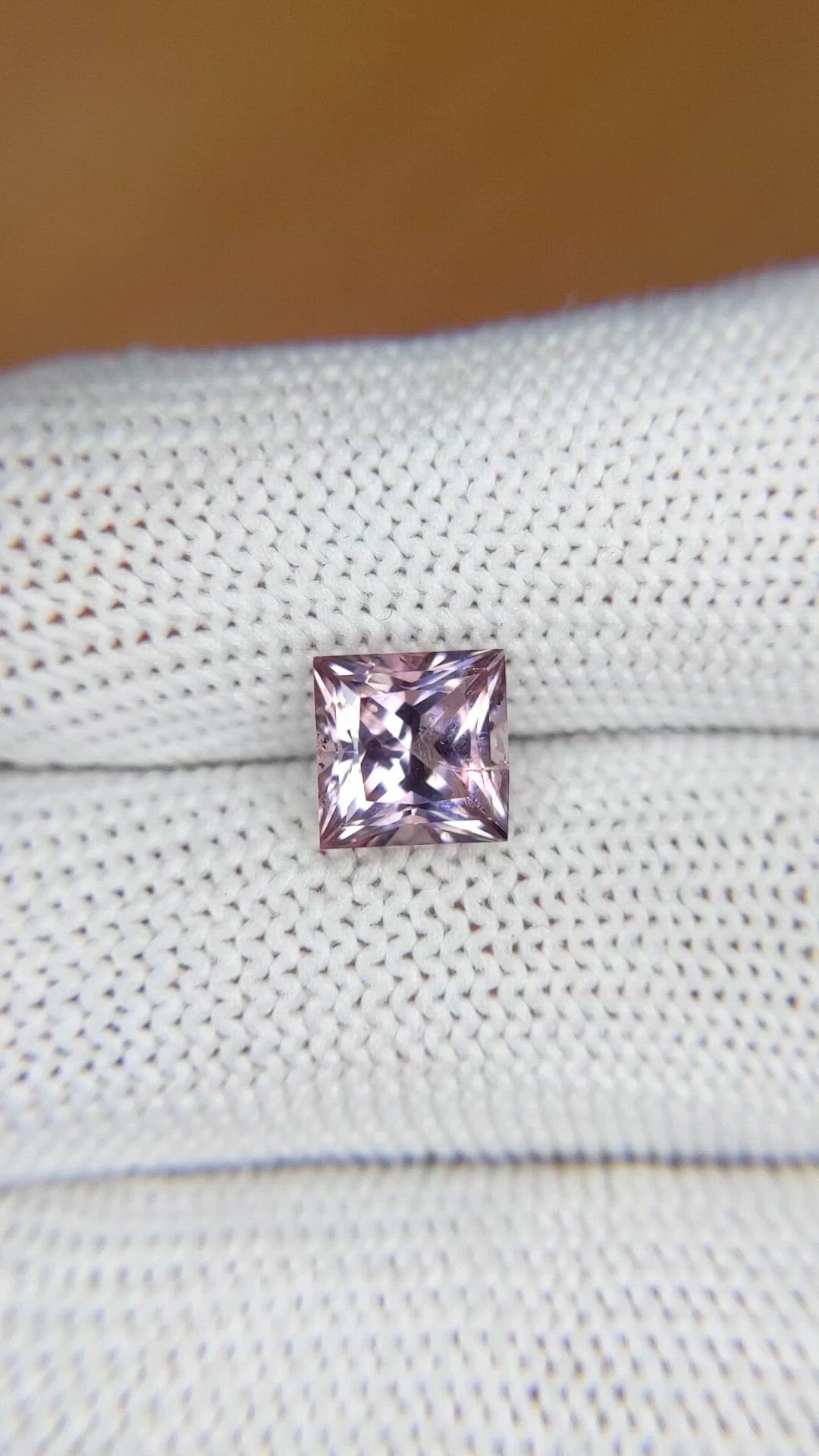 2.08 Ct. Pink Tourmaline from Ceylon (Sri Lanka) Size Video